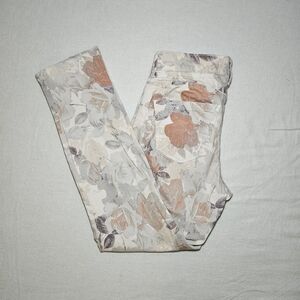 Vintage America VA Women’s White Colorful Elastic Waist Straight Pants Size 2/26